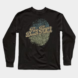 Five Finger Death Punch Fingerprint Long Sleeve T-Shirt